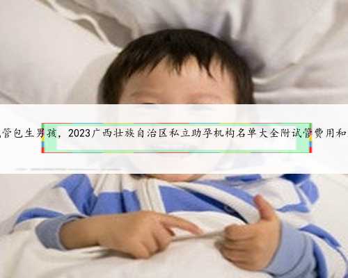 广西借卵试管包生男孩，2023广西壮族自治区私立助孕机构名单大全附试管费用